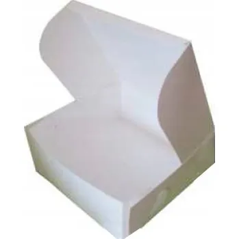 Jednorázové nádobí Cukrářské krabičky na dorty 28x28x12 cm 100 ks