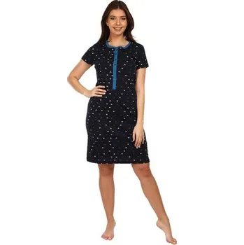 Dámské noční prádlo Pleas Dámská noční košile krátká tyrkysová S (178648-807-038)