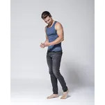 Pleas Pánský nátělník bez rukávů UP TO DATE šedomodrá M (085042-209-050)