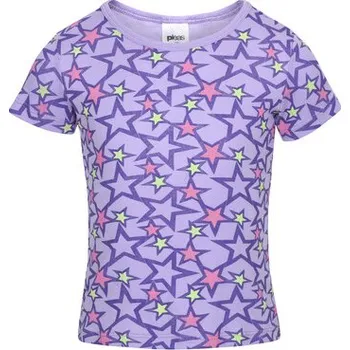 Dívčí tričko Pleas Dětské tričko lila 128 (181215-820-128)