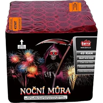 Tarra Ohňostroj - Baterie výmetnic noční můra - 49 ran