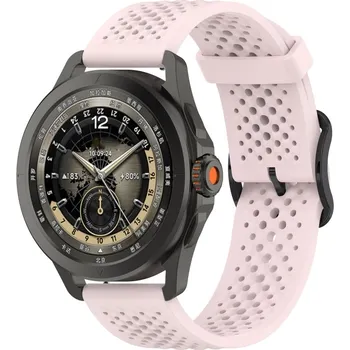 Ostatní příslušenství k chytrým hodinkám VSECHNONAMOBIL 91404 AIRY Silikonový řemínek pro Xiaomi Watch S4 Sport světle růžový