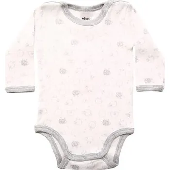 Kojenecký body Pleas Kojenecké body s dlouhým rukávem bílé melé 062 (177777-101-062)