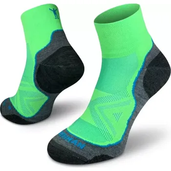Pánské ponožky Northman Run Silver Pro Mid zelená M (39-41)