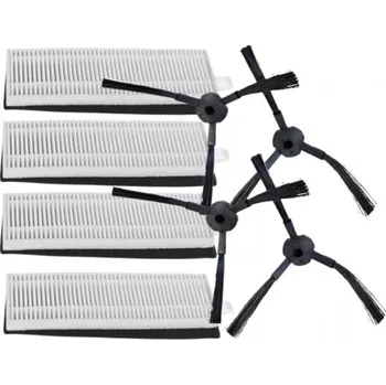 Utěrka pro robotický vysavač HEPA filtry a kartáčky pro vysavač ETA 3512 Aron sada 8ks