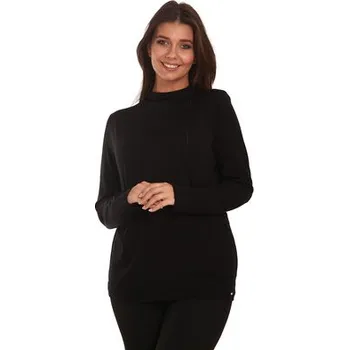 Dámské tričko Pleas Dámské tričko s dlouhým rukávem černá XL (178691-000-044)