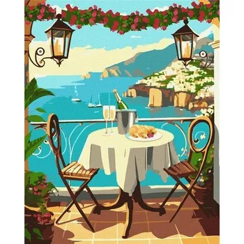 Set školních potřeb Malowanie po numerach - Bajka dla dwojga 40x50cm