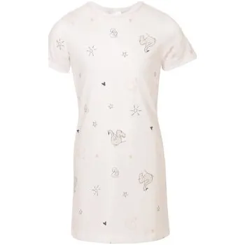 Pleas Dívčí noční košile s krátkým rukávem bílá 098 (176249-100-098)