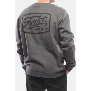 Fasthouse Carrera Crew Neck Pullover Charcoal Velikost: L