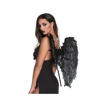 Karnevalový kostým Skrzydła Anioła czarne 65x65cm