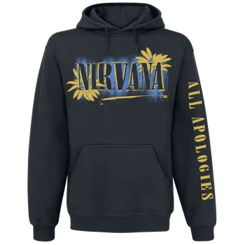 Pánská mikina Mikina s kapucí z Nirvana - All Apologies - Muži - černá