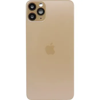 Pouzdro na mobilní telefon Apple Iphone 11 Pro Max zadní sklo + sklíčko kamery - zlatá barva (Matte Gold)
