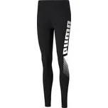 Dámské legíny Puma Ess Graphic vel. S Černé Přiléhavé Tréninkové Legíny