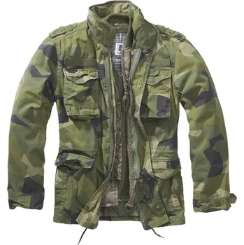 Pánský bomber BRANDIT Bunda M65 GIANT ŠVÉDSKÉ MASKOVÁNÍ M90 5XL ŠVÉDSKÉ MASKOVÁNÍ