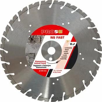 Řezný kotouč Kotouč řezný diamantový PRO5 - NS FAST 350mm