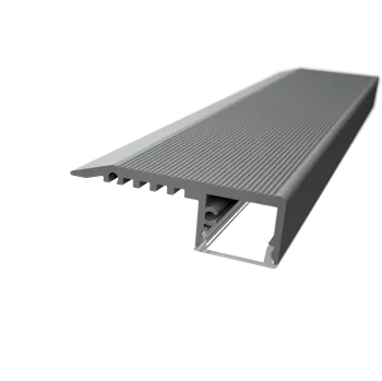 LED lišta Schodišťový profil lišta pro LED pásky SCH1 - profil lišta + Nacvakávací černý difuzor 2m - LED Solution - LP402_LP-UNICOV1-BLK - LP402_LP-UNICOV1-BLK