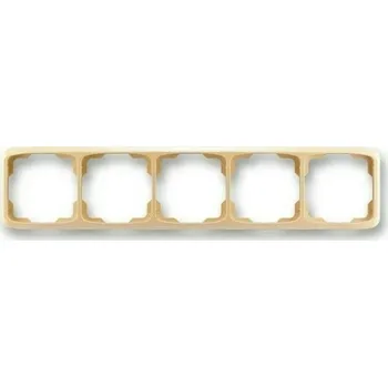 Stavebniny Rámeček ABB Tango pětinásobný horizontální béžová