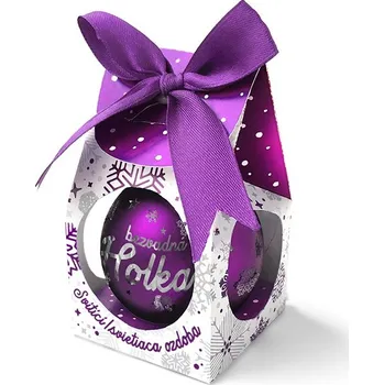 Bytová dekorace Nekupto Vánoční koule svítící - Bezvadná holka