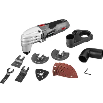 Vrtačka Graphite Multifunkční stroj 250W, oscilační frekvence 15000-21000 min-¹, kufřík