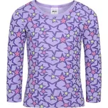Pleas Dětské tričko s dlouhým rukávem lila 116 (181217-820-116)