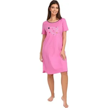 Dámské noční prádlo Pleas Dámská noční košile GALAXY růžová 3XL (180766-503-048)