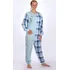 Dámské pyžamo Vienetta Dámský overal méďa s čepicí modrý, XS