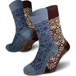 Northman Fauske merino 2-pack mix barev-jeans XL (45-47)