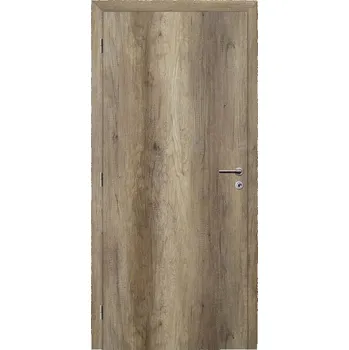 Dveřní kukátko Dveře požárně odolné Solodoor DPOG levé šířka 900 mm dub canyon