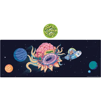 Podložka pod myš imago Podložka pod myš a klávesnici Rick & Morty + podtácek