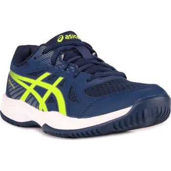 Dětská sálová obuv Asics Upcourt 6 GS J 1074A045400 - blue expanse/safety yellow 35,5