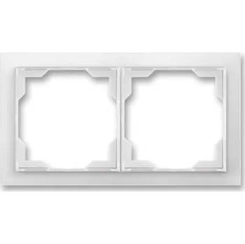 vypínač Rámeček ABB Neo dvojnásobný ledová bílá