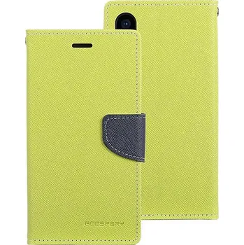 Pouzdro na mobilní telefon Fancy Book Samsung G900 Galaxy S5 lime/navy - pouzdro na mobilní telefon