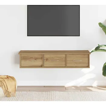 přebalovací pult a komoda Nástěnná skříňka dub artisan 88 x 26 x 18,5 cm kompozitní dřevo Hnědá 855861