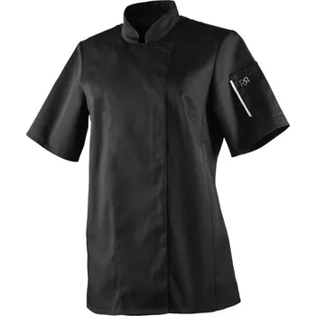 Gastro oděv Robur Unera rondon, dámský, černý, kr. rukáv, XS