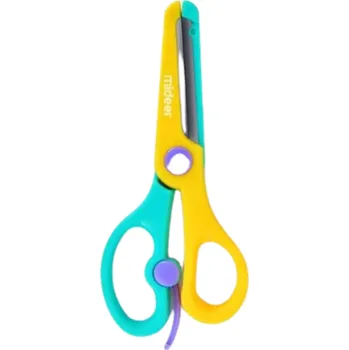 MiDeer | Nůžky s kulatou špičkou - žluto zelené