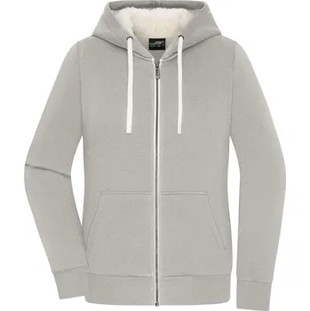 Dámská mikina JAMES & NICHOLSON Mikina FRIGGA LADY, různé barvy Velikost XL light-grey
