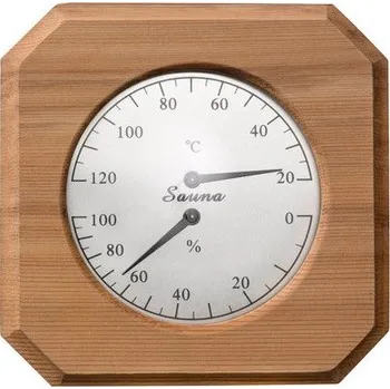 Sentiotec teploměr vlhkoměr do sauny cedr