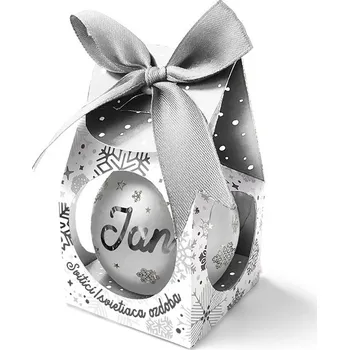 Bytová dekorace Nekupto Vánoční koule se jménem svítící - Jan