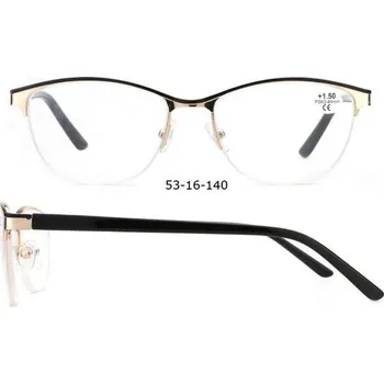 Brýle na čtení Dioptrické brýle V3055 / +1,50 gold/black