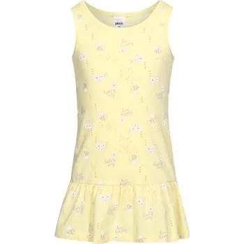 Dívčí šaty Pleas Dívčí šaty bez rukávů světle žlutá 104 (181474-607-104)