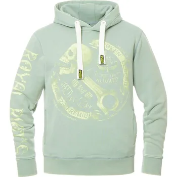 Pánská mikina Yakuza Premium Mikina s Kapucí Zelená 4XL