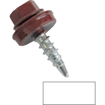 Šroub Šroub samořezný spojovací MAXIDEK 4,8×20 RAL 9010 bílá