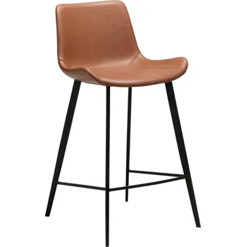 Barová židle ​​​​​Dan-Form Hnědá koženková barová židle DAN-FORM Hype 65 cm