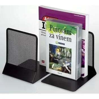 Drátěné podpěrky knih, černé 558.965