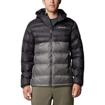 Šedo-černá pánská zimní prošívaná bunda Columbia Buck Butte II Insulated Hooded Jacket 2086882023 Velikost: M