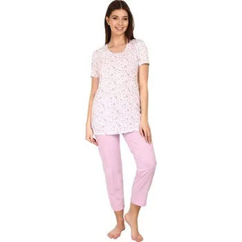 Dámské pyžamo Pleas Dámské 3/4 pyžamo bílá 4XL (179728-100-050)