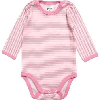 Pleas Kojenecké body s dlouhým rukávem růžová 098 (180243-503-098)