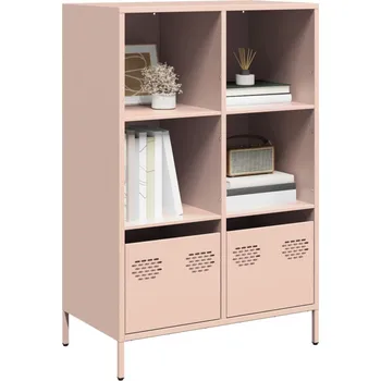 přebalovací pult a komoda Skříň růžová 68 x 39 x 103,5 cm ocel Růžová 851383