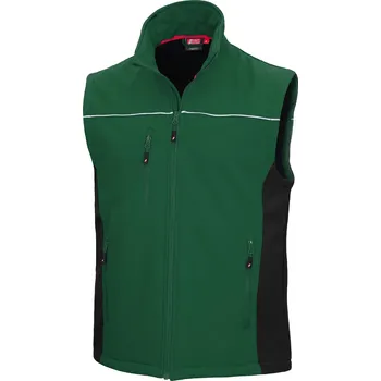 Pánská vesta NITRAS MOTION TEX LIGHT, softshellová vesta, zelená / černá Velikost: 3XL