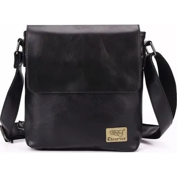 Three Box pánská crossbody taška Thruster černá Three box 190627022135BLC
